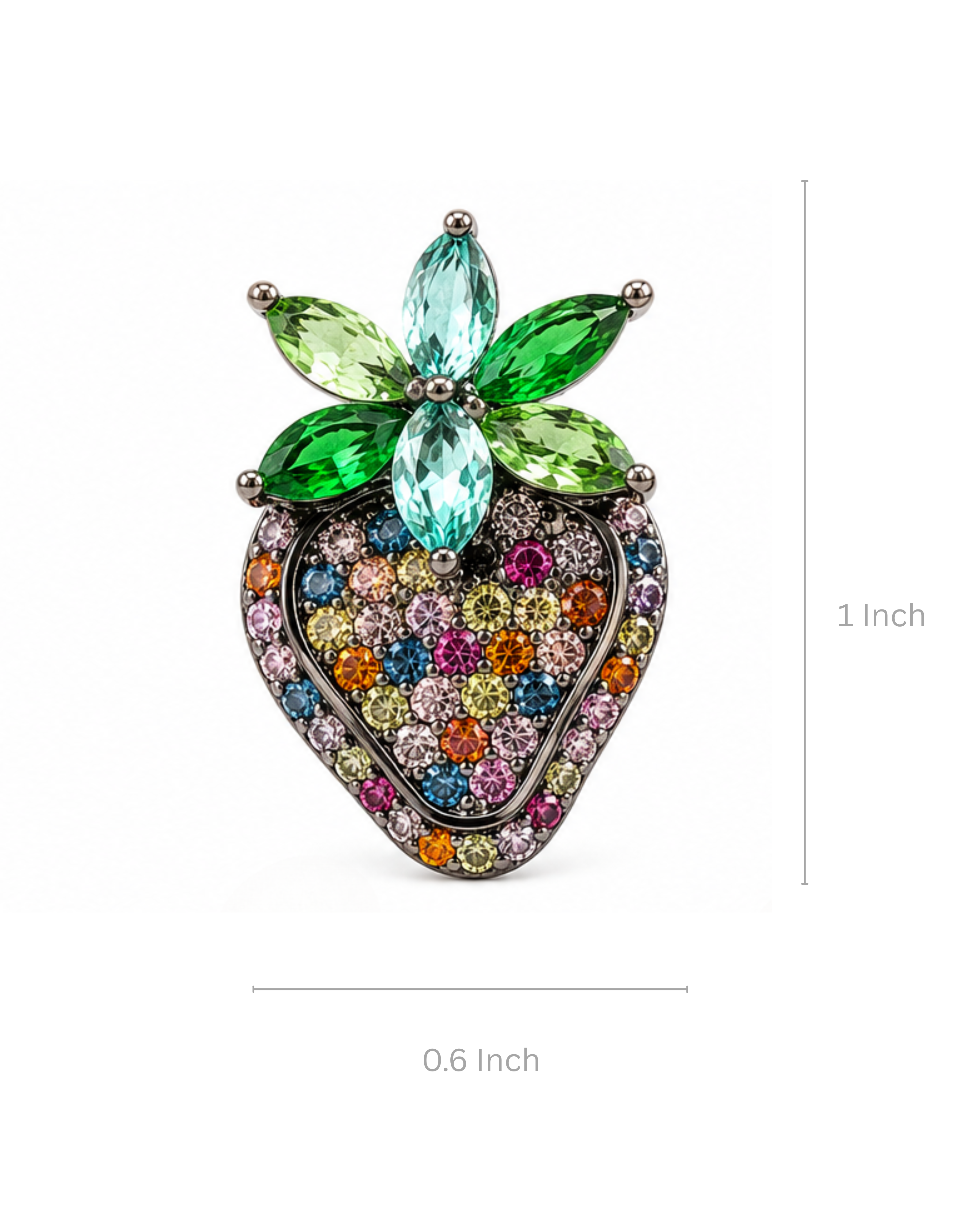 Berry Riot Stud Earrings - Silver