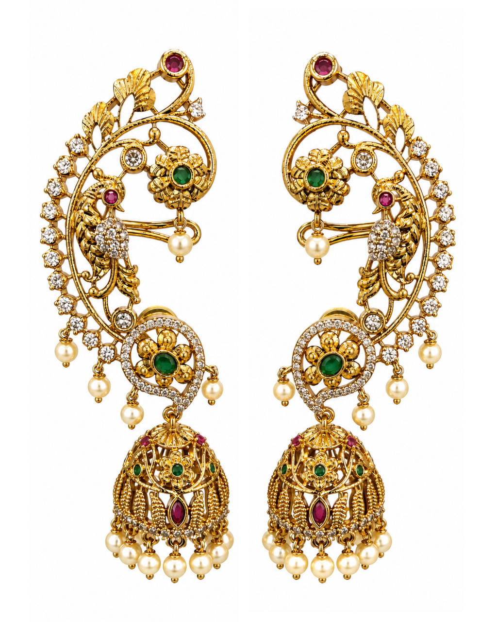 Sultana Rebel Cuff Jhumkas