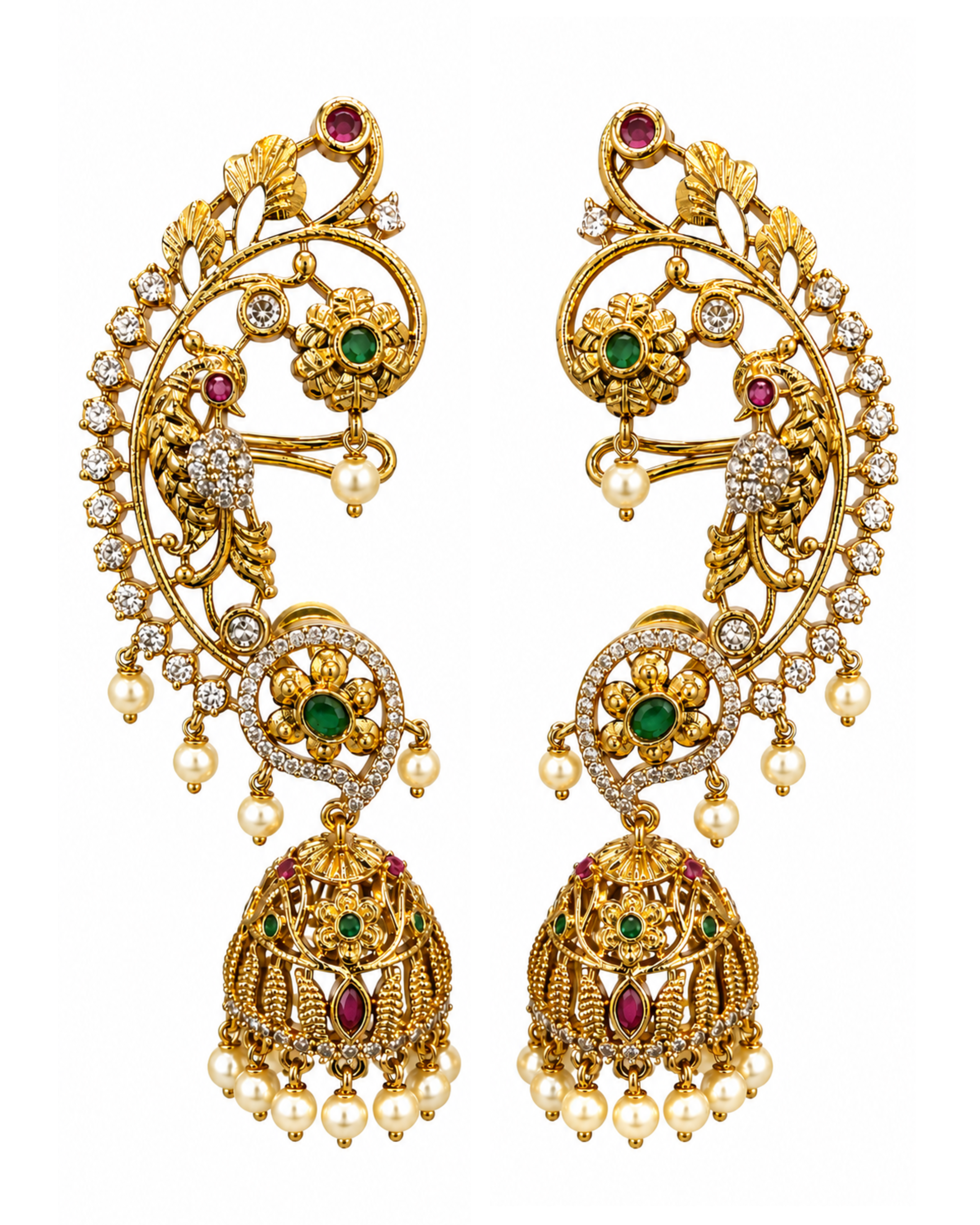 Sultana Rebel Cuff Jhumkas