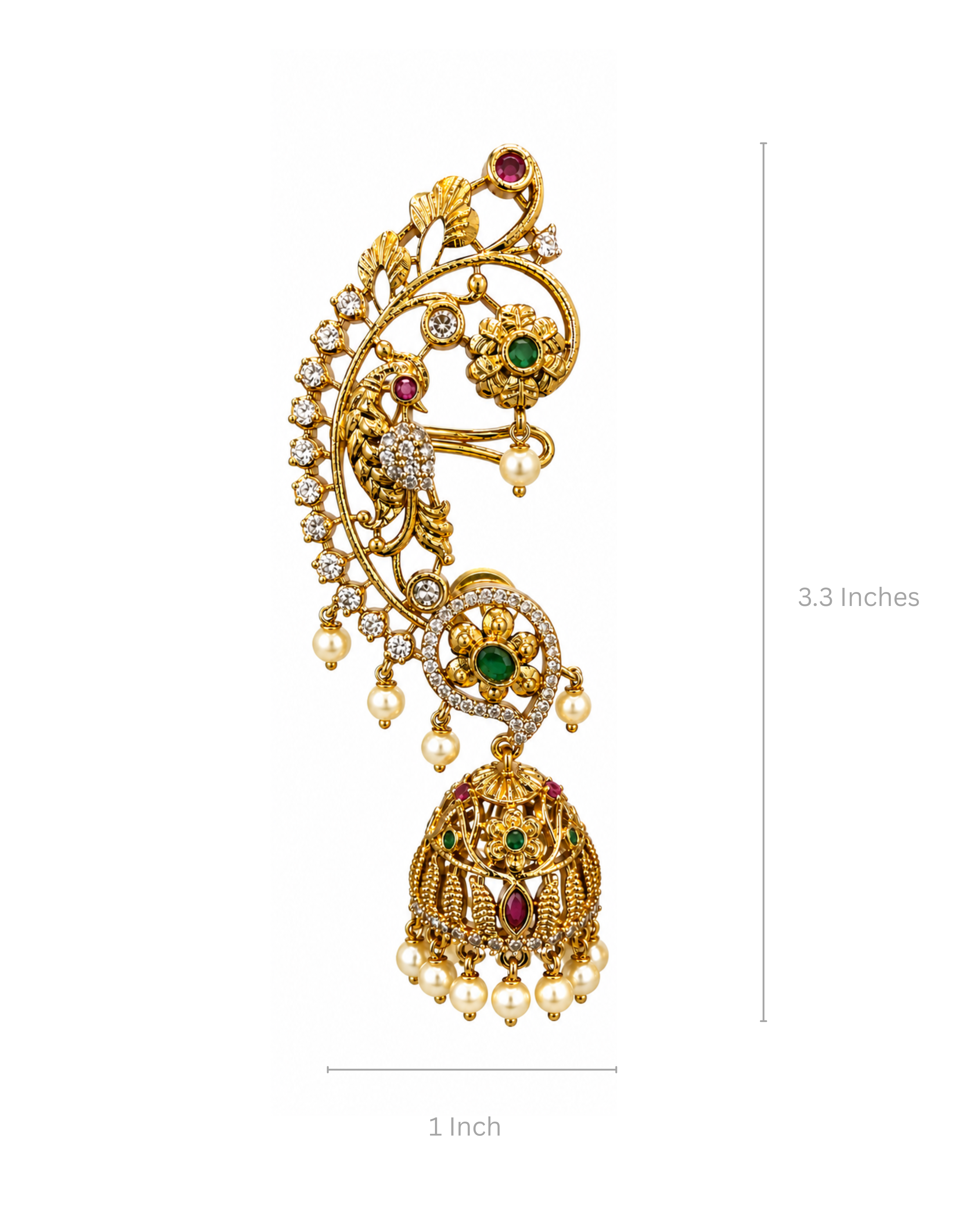 Sultana Rebel Cuff Jhumkas