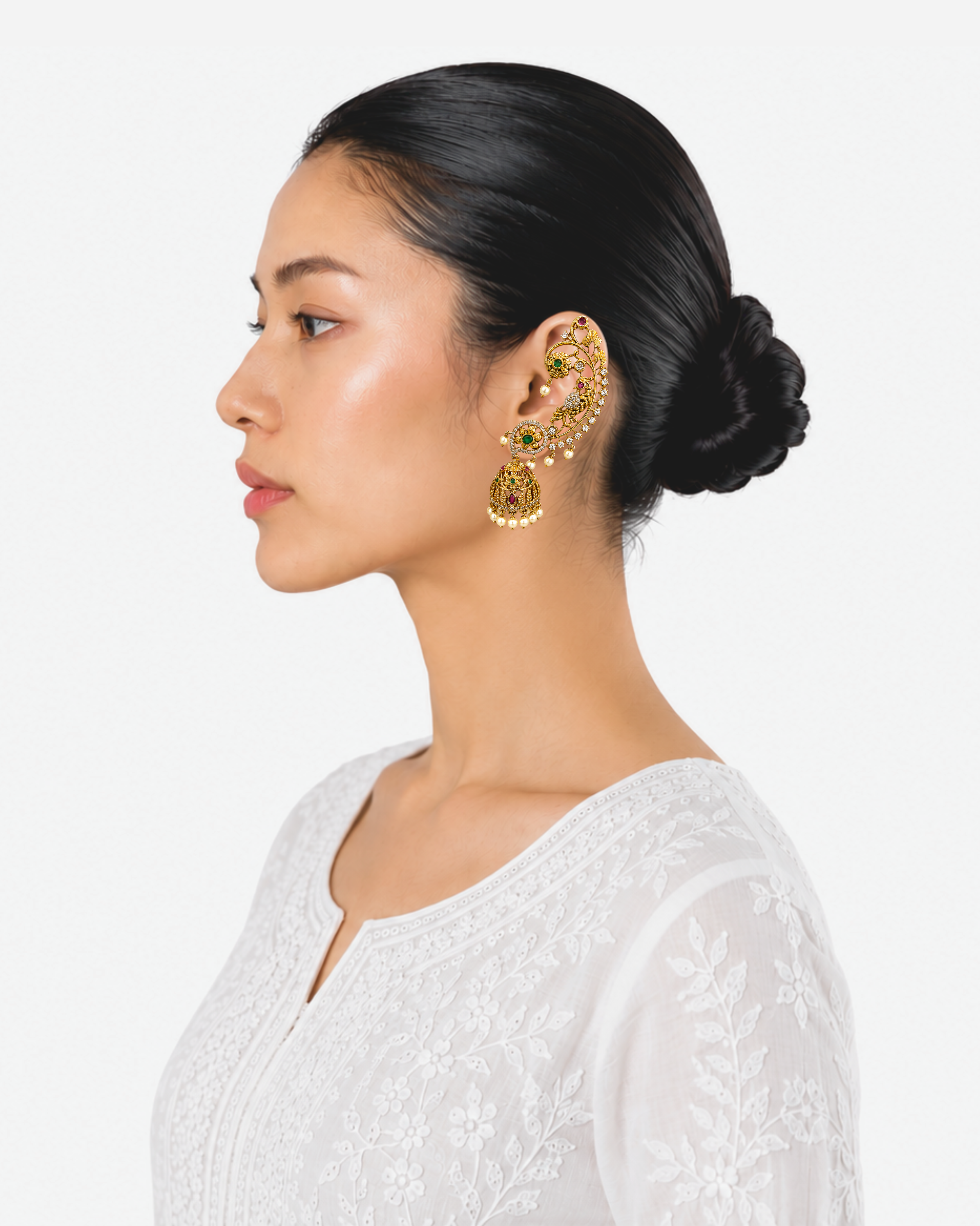 Sultana Rebel Cuff Jhumkas